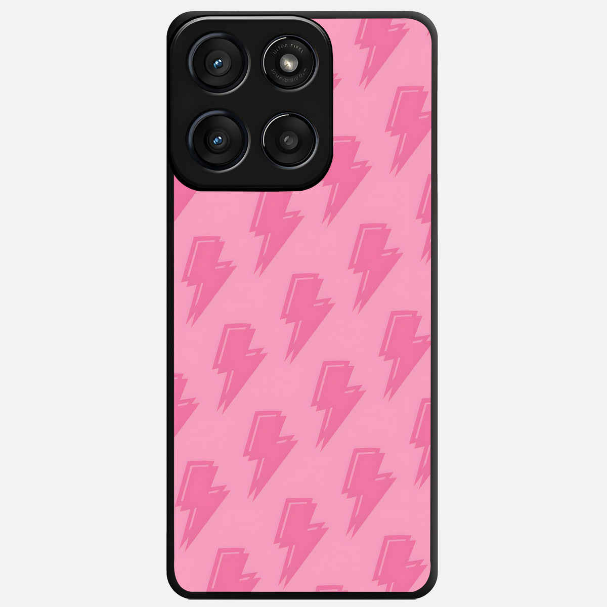  Pink Moo Magic Glass Case For Moto Edge 60 Fusion back cover – full design glossy printed glass finish