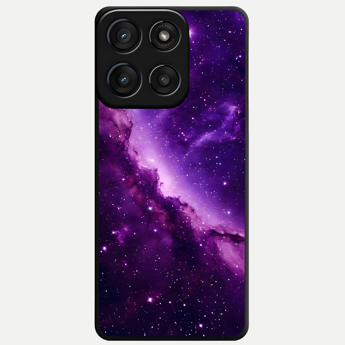  Purple Shade Sky Glass Case For Moto Edge 60 Fusion back cover – full design glossy printed glass finish