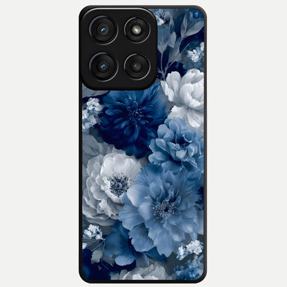  Royal Bloom Garden Glass Case For Moto Edge 60 Fusion back cover – full design glossy printed glass finish