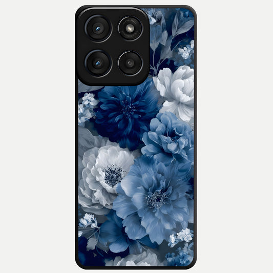  Royal Bloom Garden Glass Case For Moto Edge 60 Fusion back cover – full design glossy printed glass finish