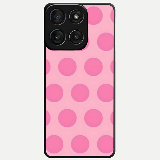  Sweet Dot Dreams Glass Case For Moto Edge 60 Fusion back cover – full design glossy printed glass finish
