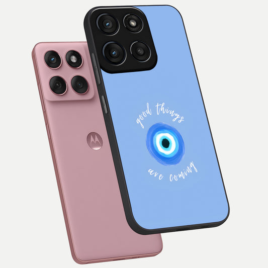  Bright Future Ahead phone case For Moto Edge 60 Fusion showing premium glass back cover with detailed artwork