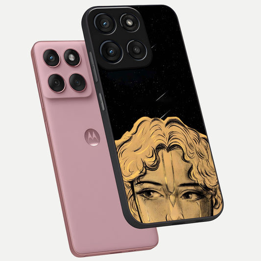  Celestial Gods Plan phone case For Moto Edge 60 Fusion showing premium glass back cover with detailed artwork