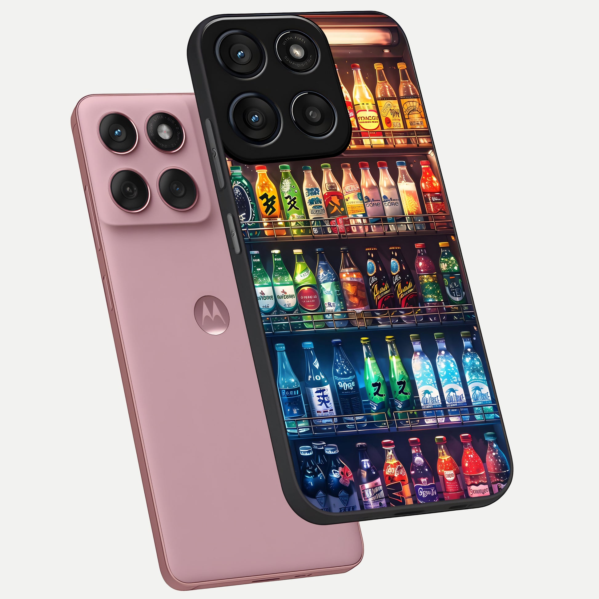  Colorfull Tree phone case For Moto Edge 60 Fusion showing premium glass back cover with detailed artwork