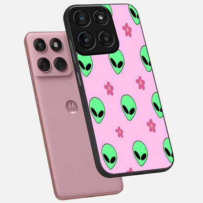  Cosmic Cute Crush phone case For Moto Edge 60 Fusion showing premium glass back cover with detailed artwork