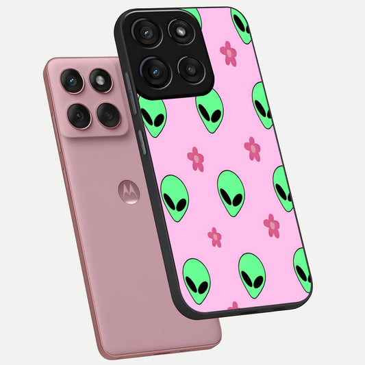  Cosmic Cute Crush phone case For Moto Edge 60 Fusion showing premium glass back cover with detailed artwork