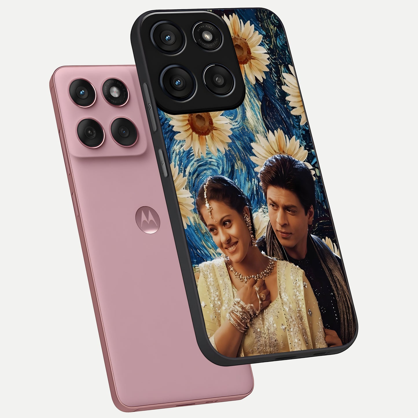 Eternal Love Story phone case For Moto Edge 60 Fusion showing premium glass back cover with detailed artwork