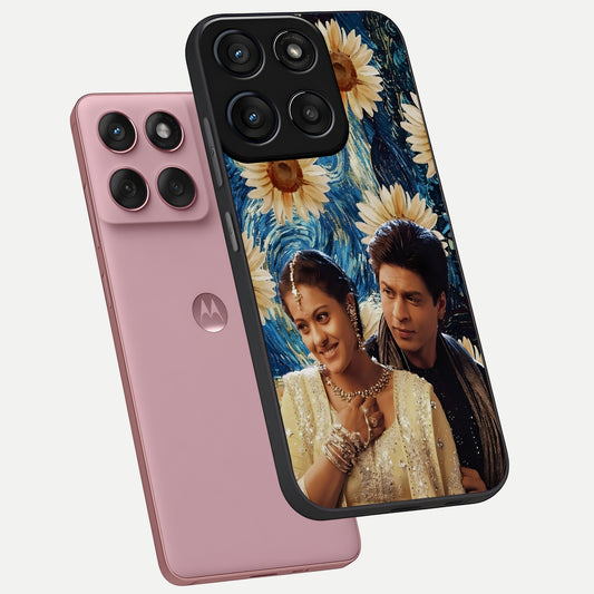  Eternal Love Story phone case For Moto Edge 60 Fusion showing premium glass back cover with detailed artwork
