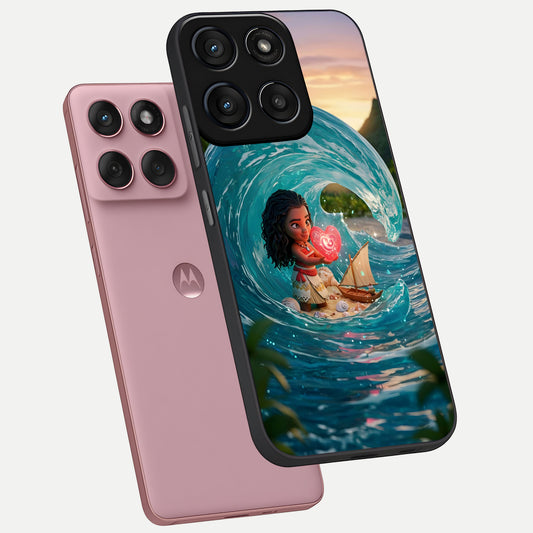  Heart of Ocean phone case For Moto Edge 60 Fusion showing premium glass back cover with detailed artwork
