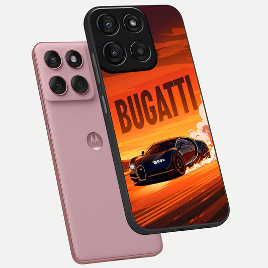  Inferno Bugatti Storm phone case For Moto Edge 60 Fusion showing premium glass back cover with detailed artwork