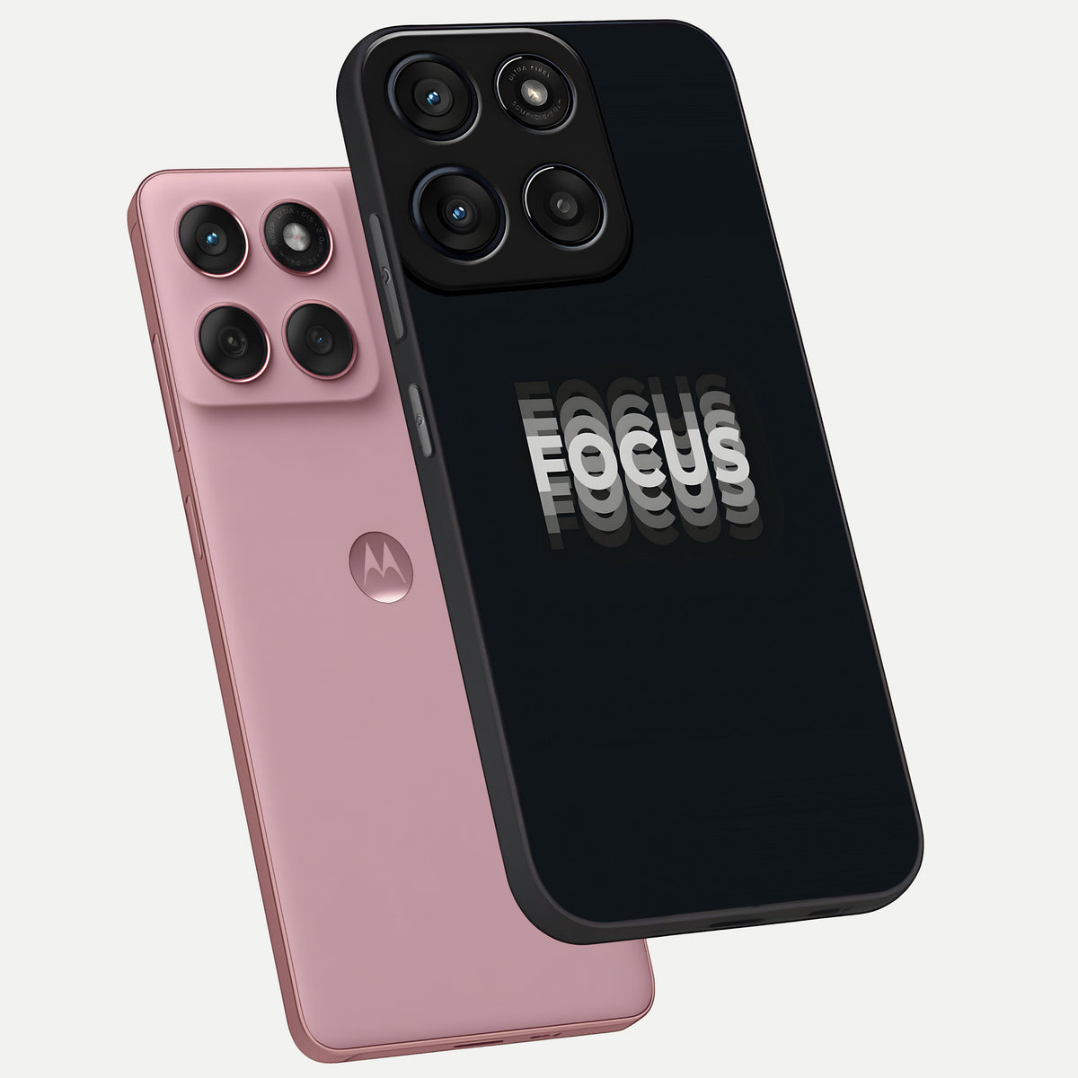  Mono Focus Vision phone case For Moto Edge 60 Fusion showing premium glass back cover with detailed artwork