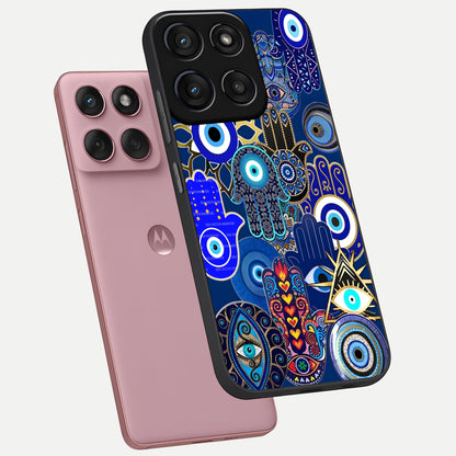  Mystic Palm Guard phone case For Moto Edge 60 Fusion showing premium glass back cover with detailed artwork