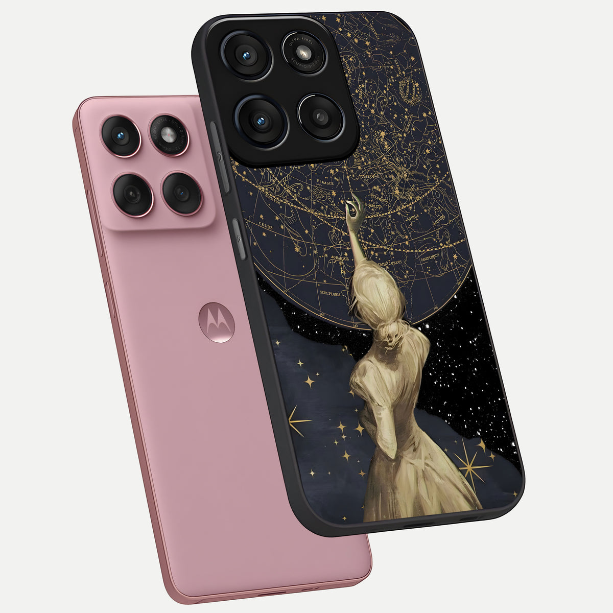  Taylor Swift Girl phone case For Moto Edge 60 Fusion showing premium glass back cover with detailed artwork