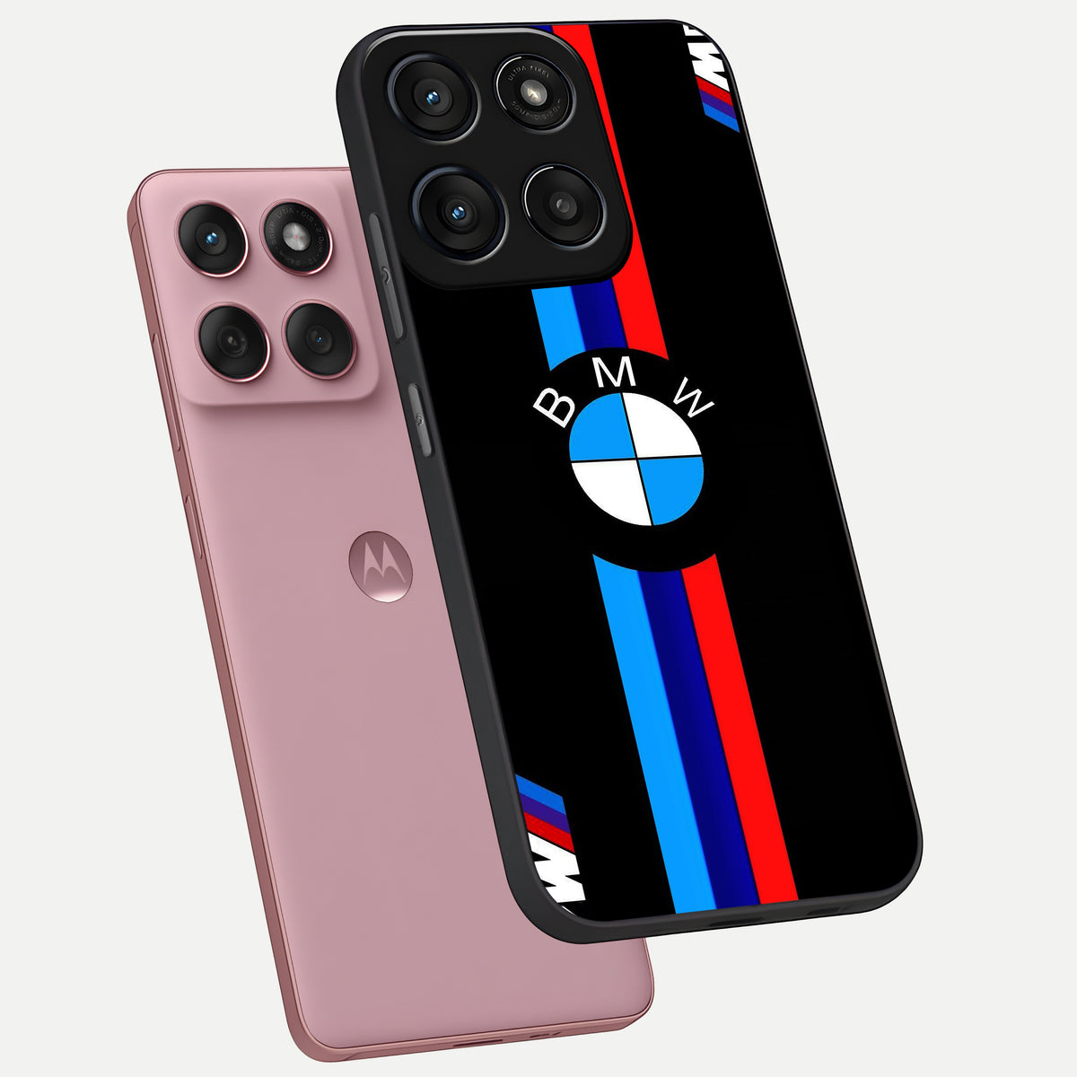  Turbo BMW Beast phone case For Moto Edge 60 Fusion showing premium glass back cover with detailed artwork