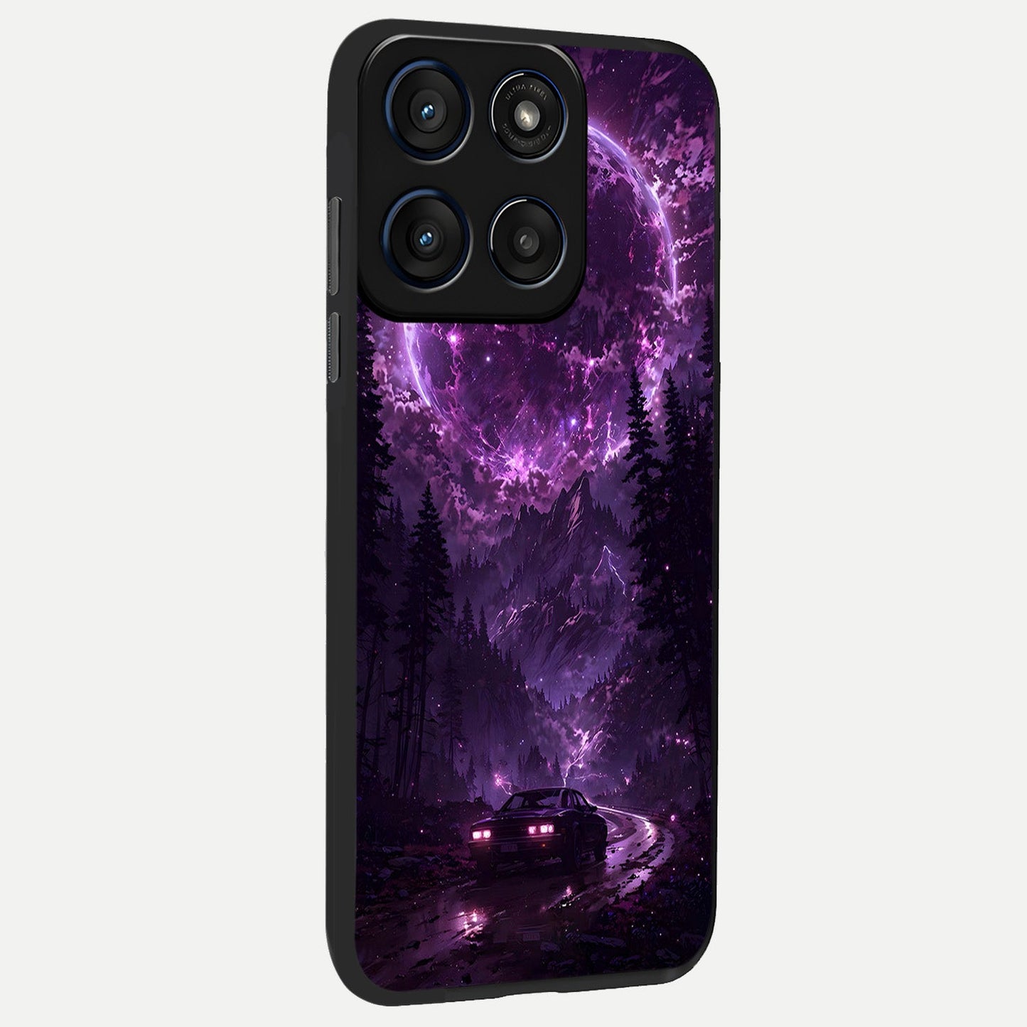  Eternal Cosmic Drive back cover For Moto Edge 60 Fusion slim fit glass case with vibrant aesthetic design