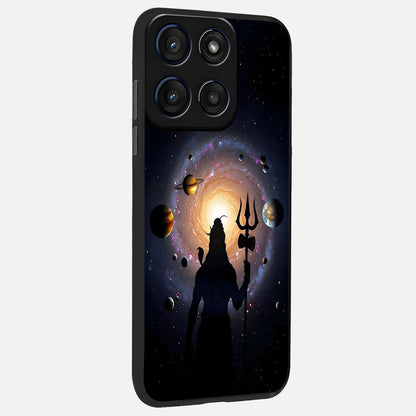  Galactic Shiva Vision back cover For Moto Edge 60 Fusion slim fit glass case with vibrant aesthetic design