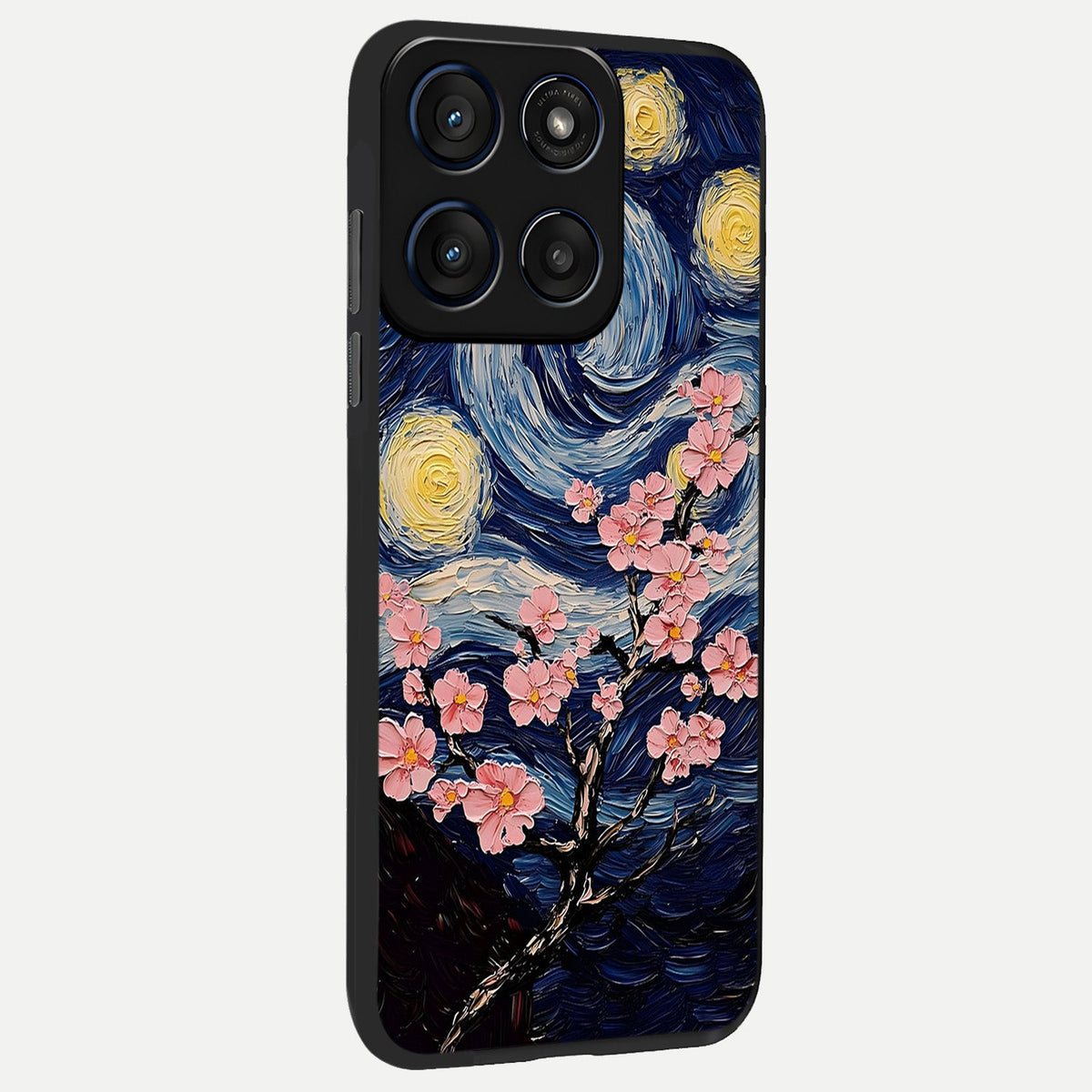  Van Gogh Scenery back cover For Moto Edge 60 Fusion slim fit glass case with vibrant aesthetic design