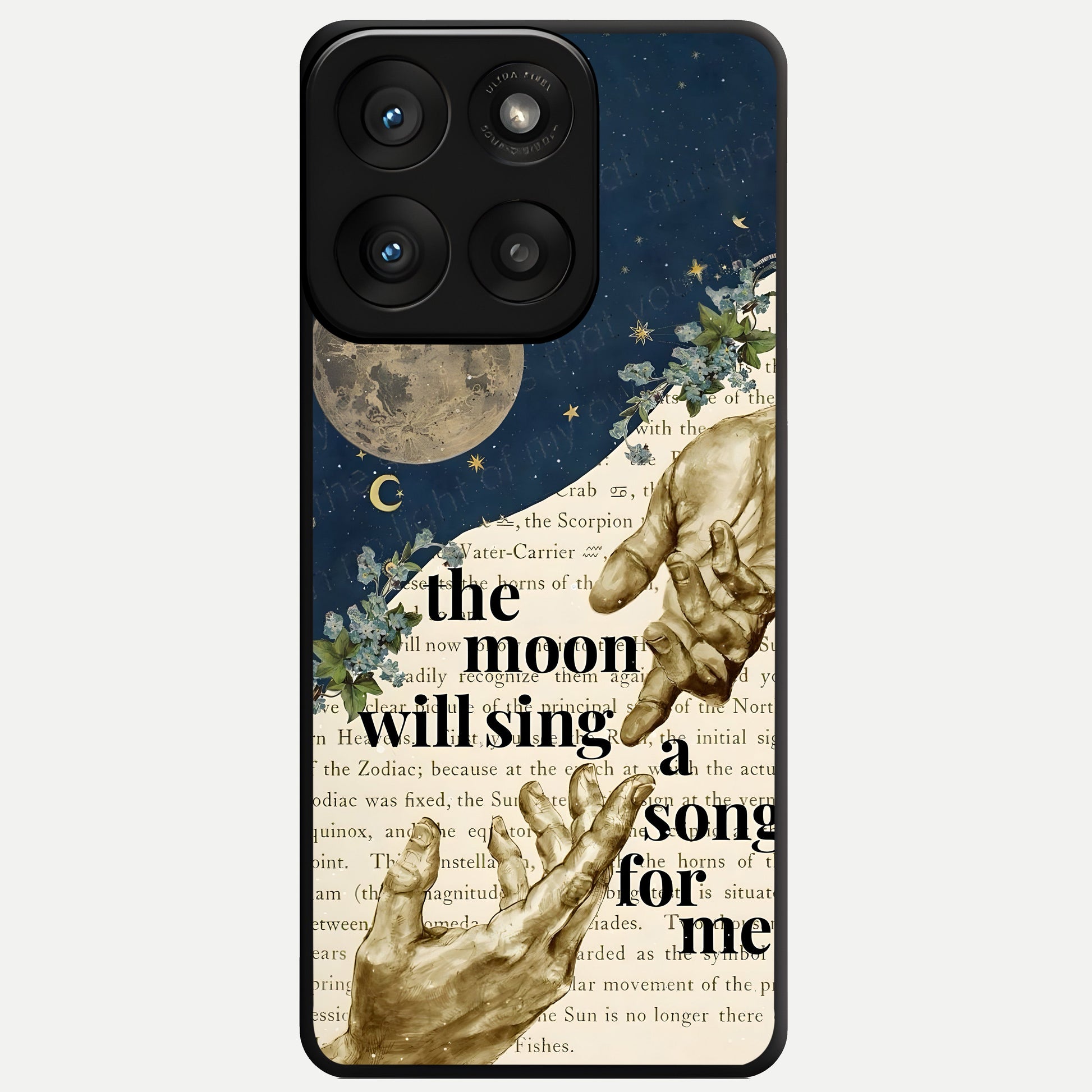  Aesthetic Divine Glass Case For Moto Edge 60 Pro back cover – full design glossy printed glass finish
