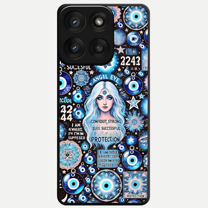  Angel Aura Shield Glass Case For Moto Edge 60 Pro back cover – full design glossy printed glass finish