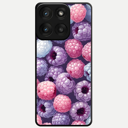  Berry Candy Pop Glass Case For Moto Edge 60 Pro back cover – full design glossy printed glass finish