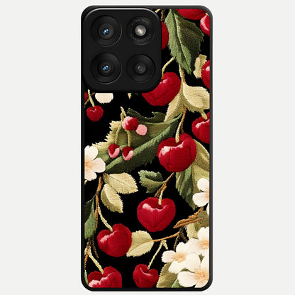  Blooming Spendor Bird Glass Case For Moto Edge 60 Pro back cover – full design glossy printed glass finish