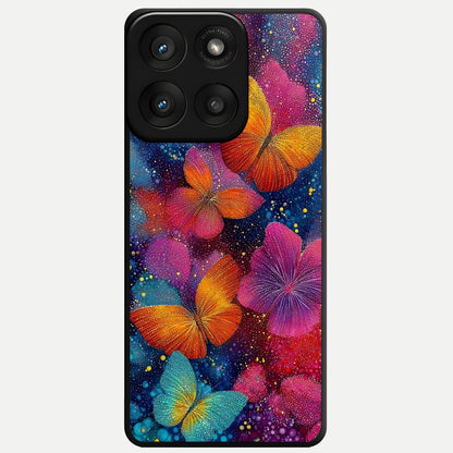  Butterfly Dream Mist Glass Case For Moto Edge 60 Pro back cover – full design glossy printed glass finish