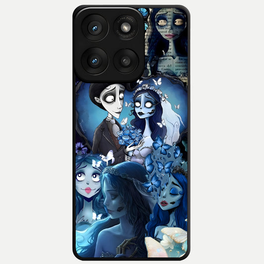 Butterfly Ghost Soul Glass Case For Moto Edge 60 Pro back cover – full design glossy printed glass finish