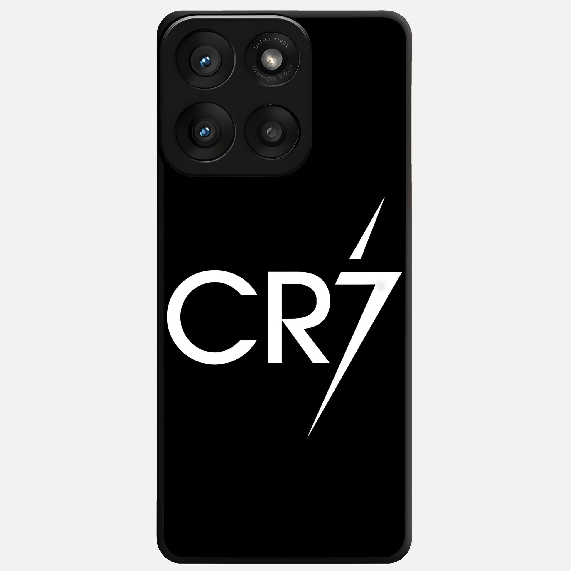  CR7 Elite Strike Glass Case For Moto Edge 60 Pro back cover – full design glossy printed glass finish