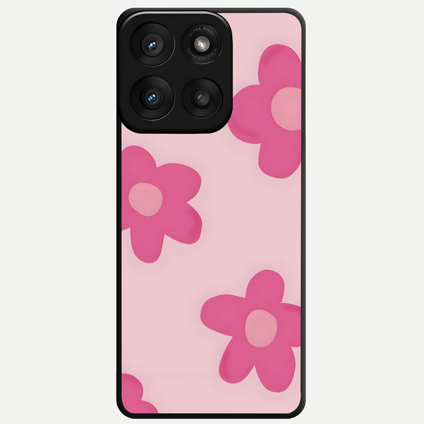  Candy Bloom Dreams Glass Case For Moto Edge 60 Pro back cover – full design glossy printed glass finish