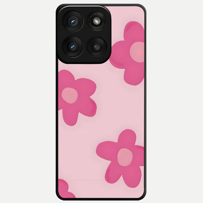  Candy Bloom Dreams Glass Case For Moto Edge 60 Pro back cover – full design glossy printed glass finish