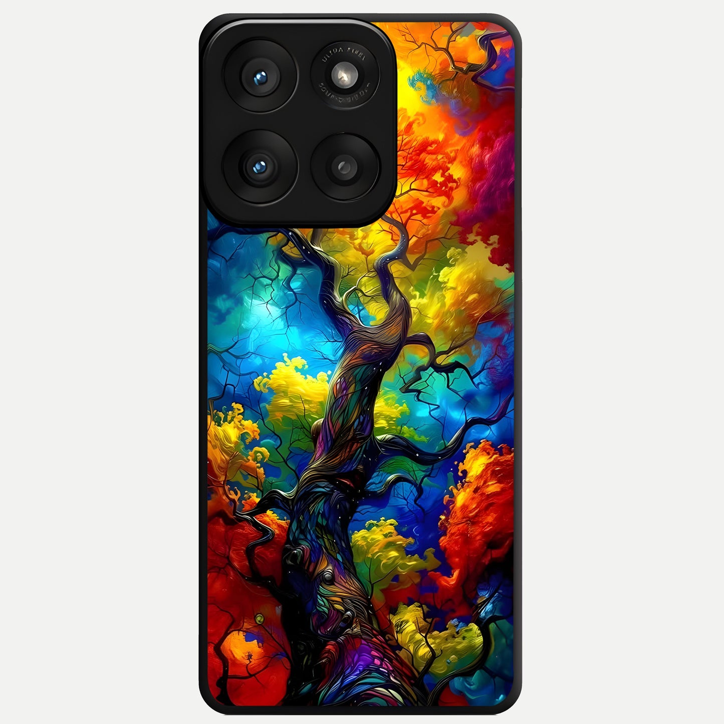  Colorful Soda Bottles Glass Case For Moto Edge 60 Pro back cover – full design glossy printed glass finish