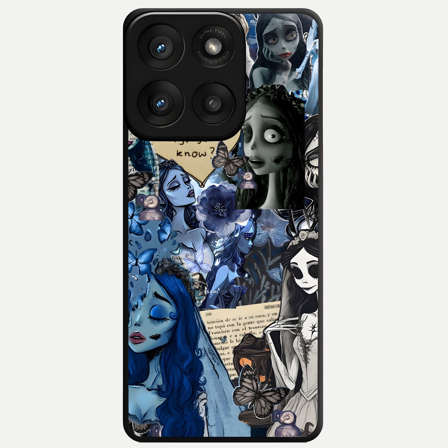  Corpse Bride Posters Glass Case For Moto Edge 60 Pro back cover – full design glossy printed glass finish