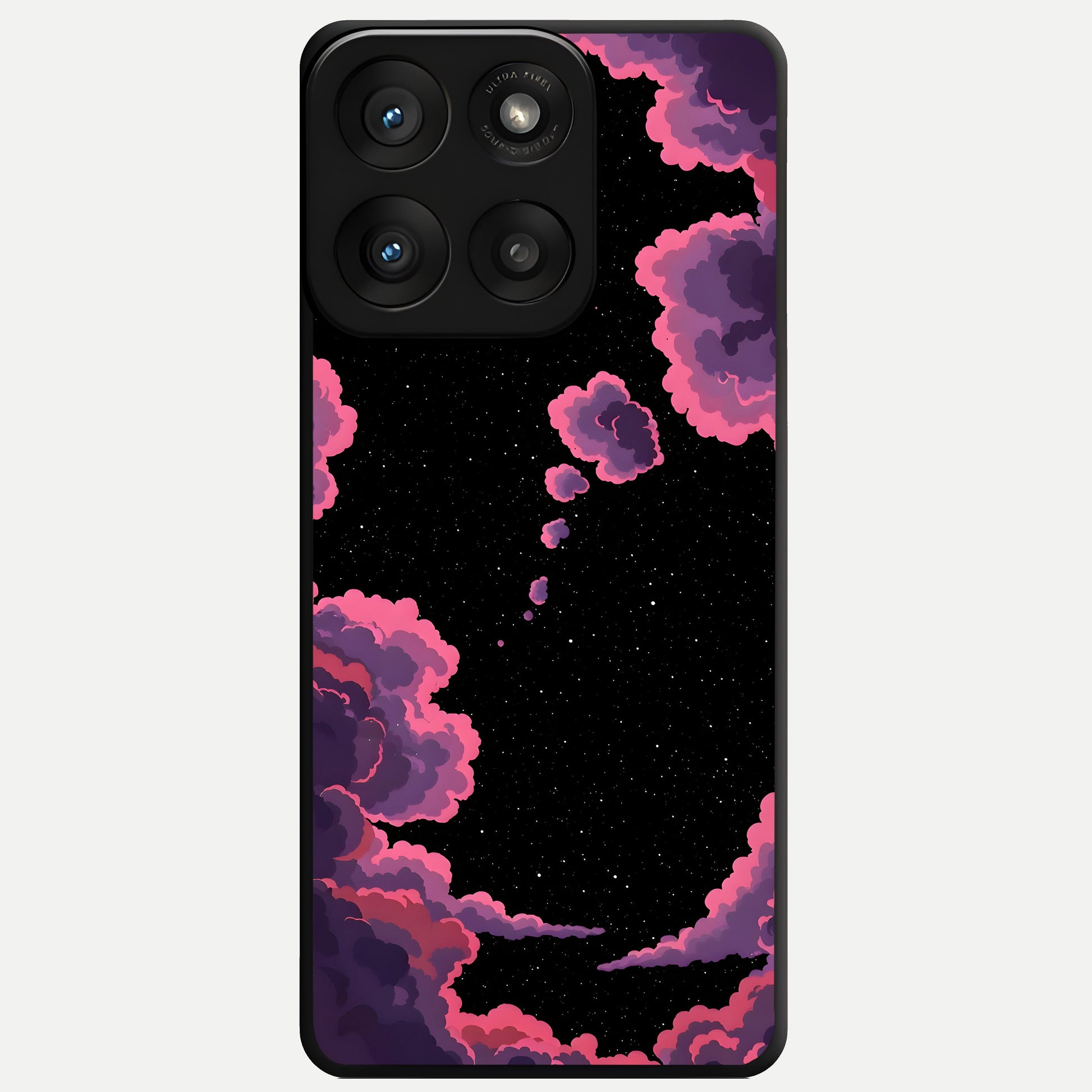  Cosmic Cloud Journey Glass Case For Moto Edge 60 Pro back cover – full design glossy printed glass finish