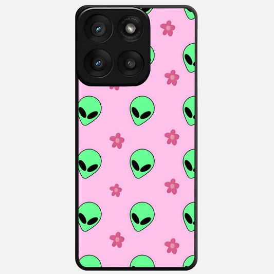  Cosmic Cute Crush Glass Case For Moto Edge 60 Pro back cover – full design glossy printed glass finish