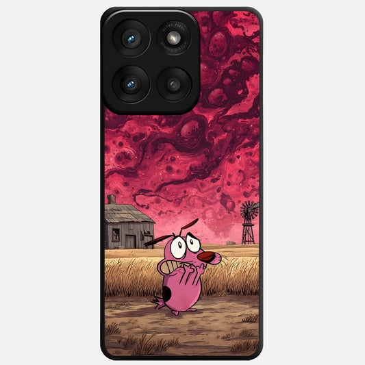  Courage Under Sky Glass Case For Moto Edge 60 Pro back cover – full design glossy printed glass finish