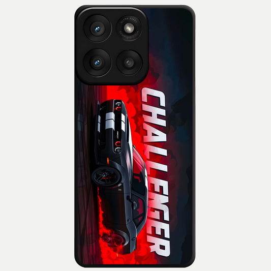  Crimson Challenger Fury Glass Case For Moto Edge 60 Pro back cover – full design glossy printed glass finish
