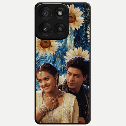  Eternal Love Story Glass Case For Moto Edge 60 Pro back cover – full design glossy printed glass finish