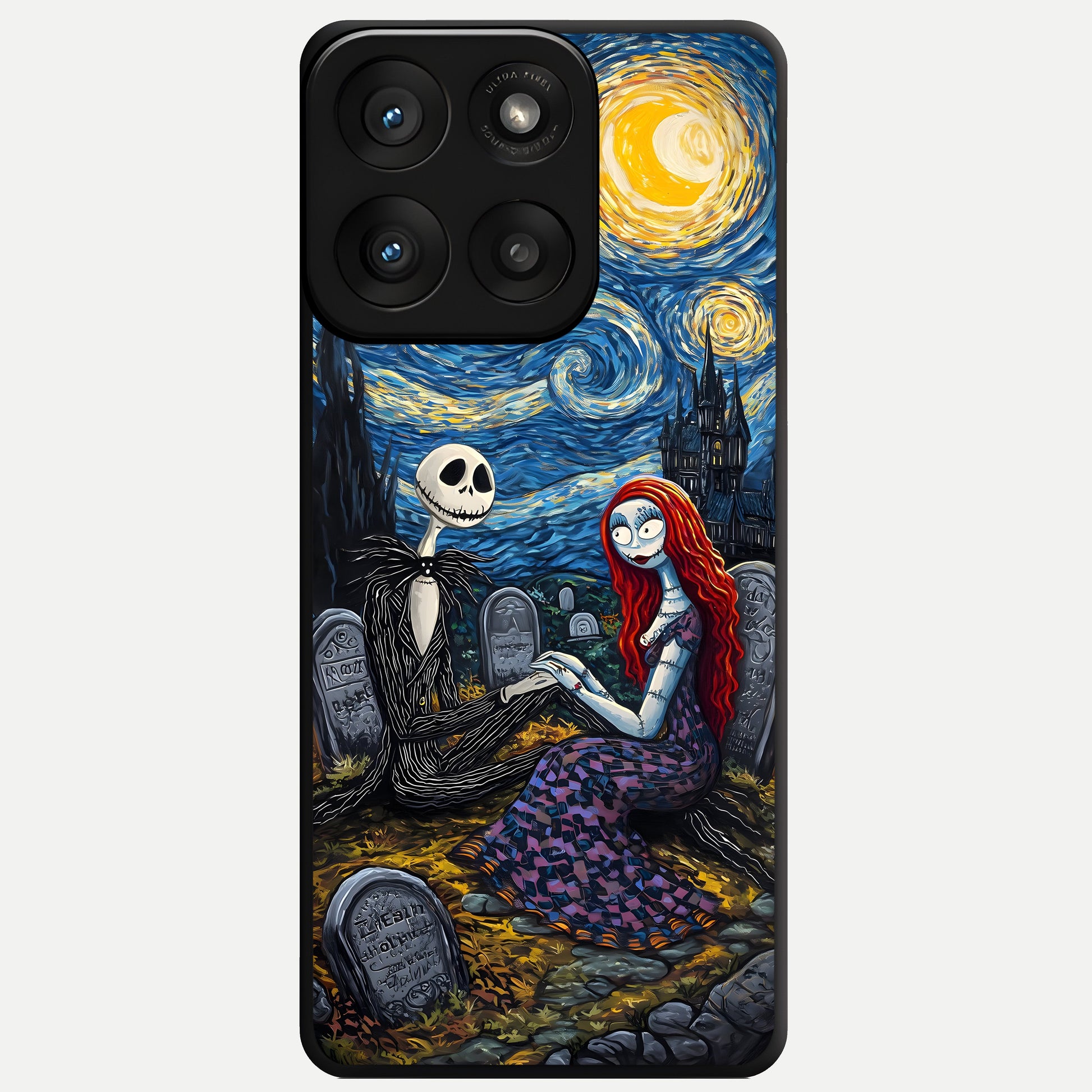  Eternal Night Love Glass Case For Moto Edge 60 Pro back cover – full design glossy printed glass finish