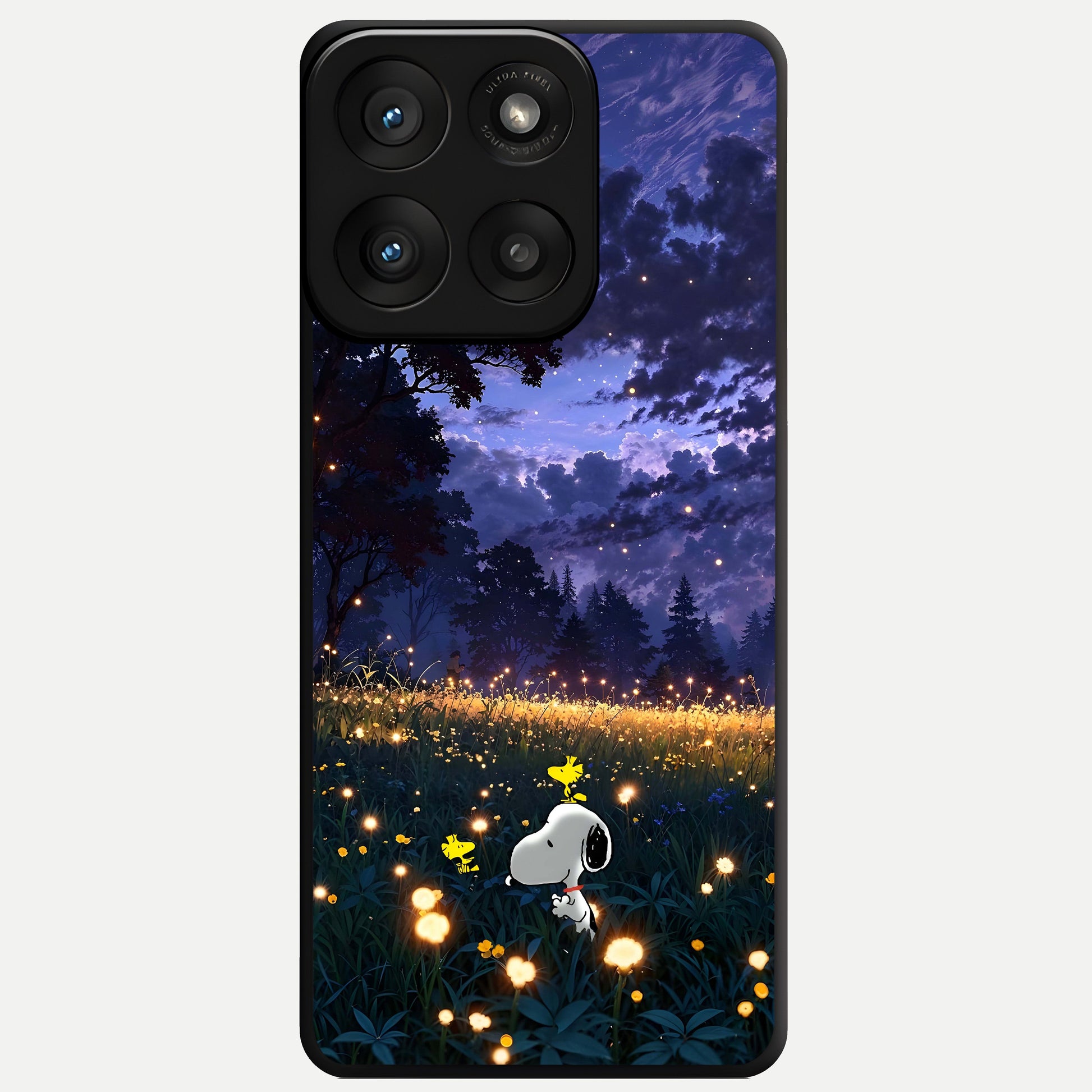  Firefly Meadow Magic Glass Case For Moto Edge 60 Pro back cover – full design glossy printed glass finish