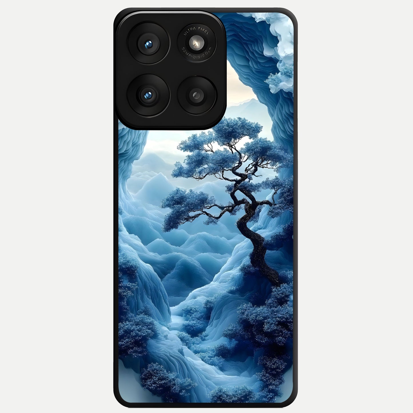  Frozen Serenity Gate Glass Case For Moto Edge 60 Pro back cover – full design glossy printed glass finish