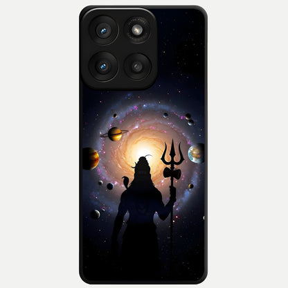  Galactic Shiva Vision Glass Case For Moto Edge 60 Pro back cover – full design glossy printed glass finish