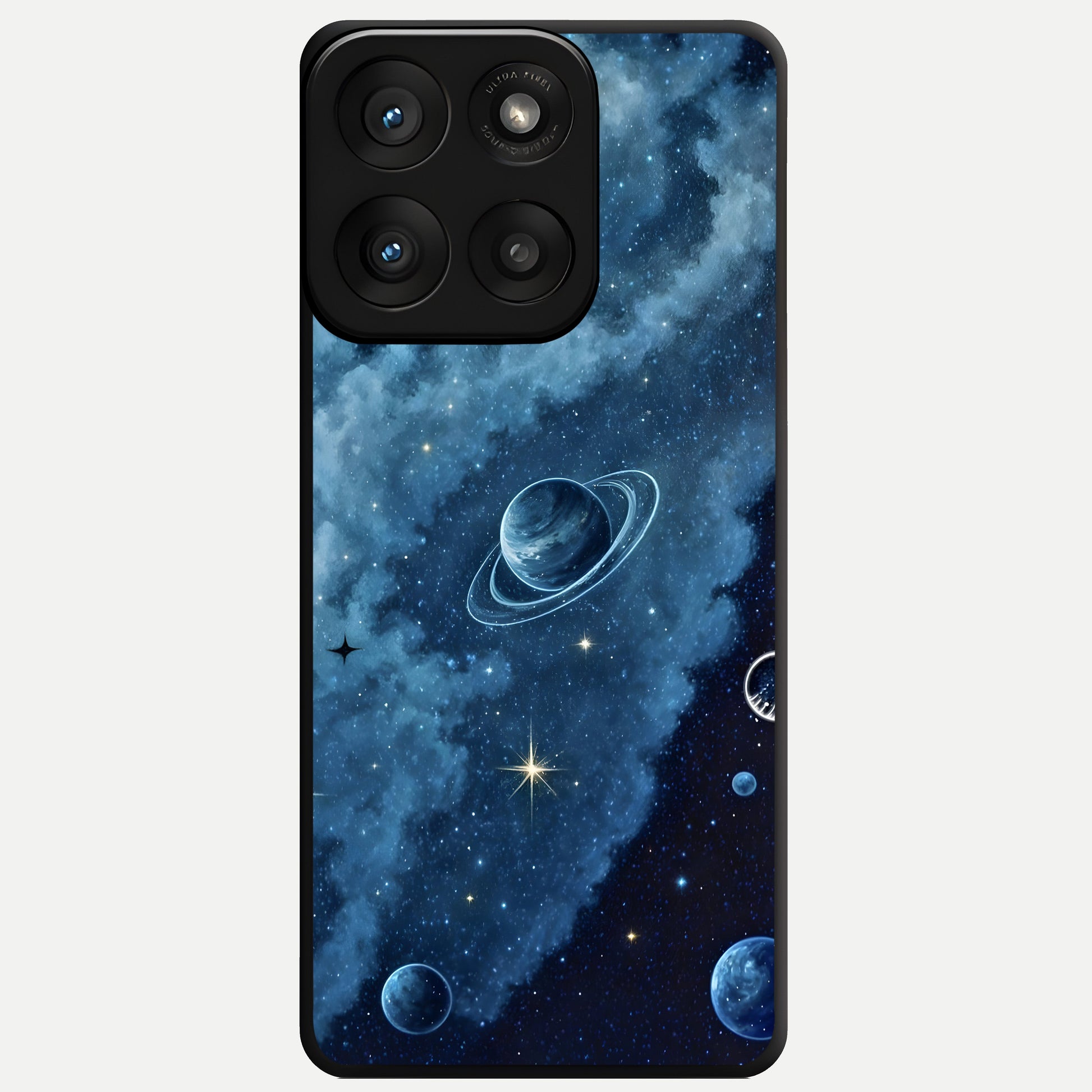  Galaxy Dream Space Glass Case For Moto Edge 60 Pro back cover – full design glossy printed glass finish