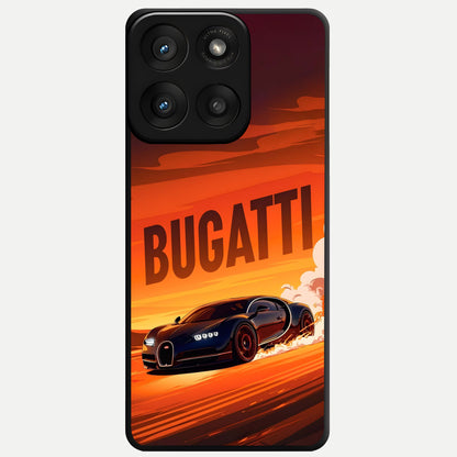  Inferno Bugatti Storm Glass Case For Moto Edge 60 Pro back cover – full design glossy printed glass finish