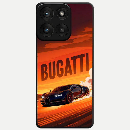  Inferno Bugatti Storm Glass Case For Moto Edge 60 Pro back cover – full design glossy printed glass finish