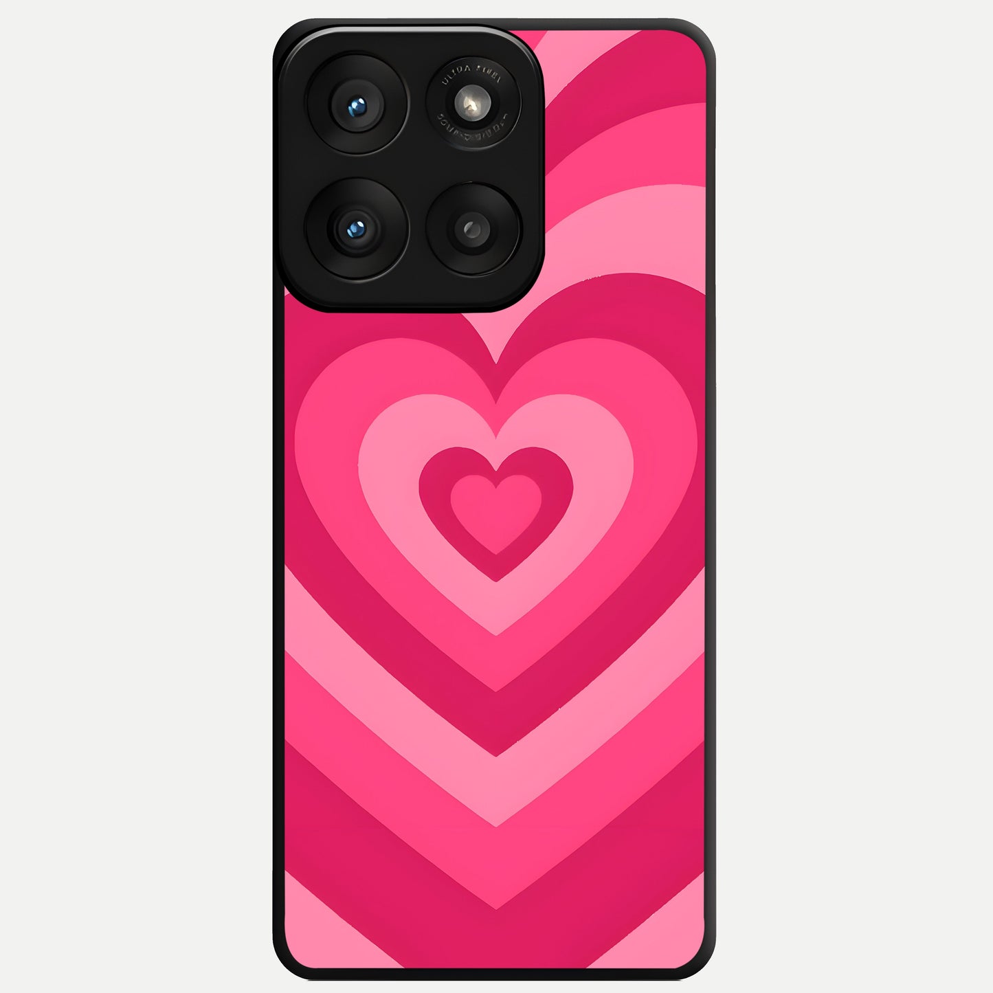  Layered Love Hearts Glass Case For Moto Edge 60 Pro back cover – full design glossy printed glass finish