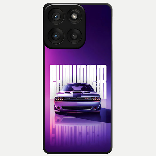  Midnight Muscle Ride Glass Case For Moto Edge 60 Pro back cover – full design glossy printed glass finish