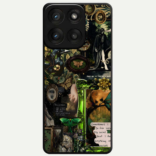  Mystic Woods Secret Glass Case For Moto Edge 60 Pro back cover – full design glossy printed glass finish