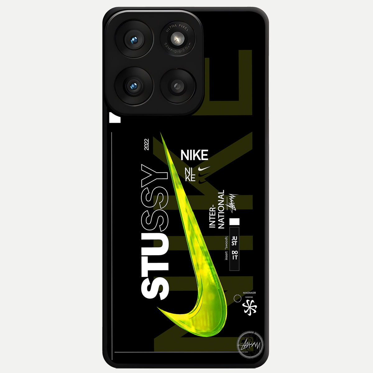  Neon Street Edition Glass Case For Moto Edge 60 Pro back cover – full design glossy printed glass finish