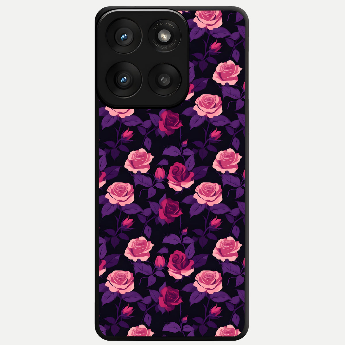  Rose Garden Twilight Glass Case For Moto Edge 60 Pro back cover – full design glossy printed glass finish