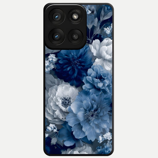  Royal Bloom Garden Glass Case For Moto Edge 60 Pro back cover – full design glossy printed glass finish